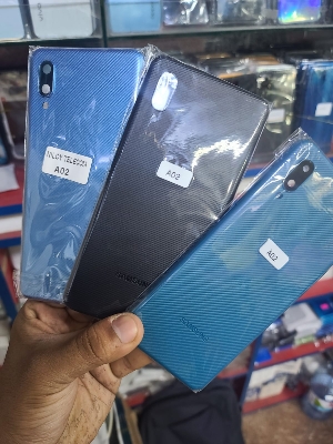 Picture of For Samsung Galaxy A02 Housing Frame with Battery Cover Replacement Back Battery Cover  Glass Case - Mobile Phone - Phone