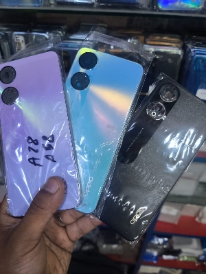 Picture of For Oppo A78 Housing Frame with Battery Cover Replacement Back Battery Cover  Glass Case - Mobile Phone - Phone
