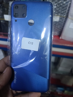 Picture of For Oppo Realme C12 Housing Frame with Battery Cover Replacement Back Battery Cover  Glass Case - Mobile Phone - Phone