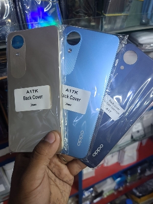 Picture of For Oppo A17k Housing Frame with Battery Cover Replacement Back Battery Cover  Glass Case - Mobile Phone - Phone