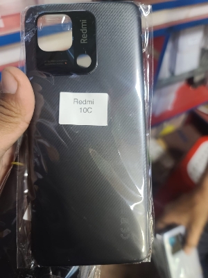 Picture of For Xiaomi Redmi 10c Housing Frame with Battery Cover Replacement Back Battery Cover  Glass Case - Mobile Phone - Phone