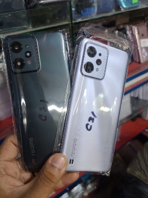 Picture of For Oppo Realme C31 Housingg Frame with Battery Cover Replacement Back Battery Cover  Glass Case - Mobile Phone - Phone