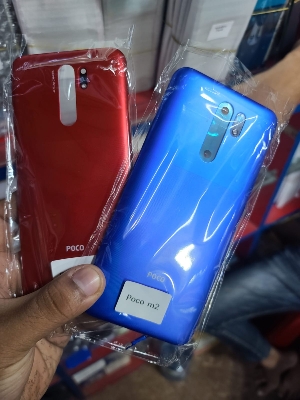 Picture of For Xiaomi Poco M2 Housing Framee with Battery Cover Replacement Back Battery Cover  Glass Case - Mobile Phone - Phone