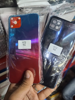 Picture of For Oppo A72 Housing Frame with Battery Cover Replacement Back Battery Cover  Glass Case - Mobile Phone - Phone