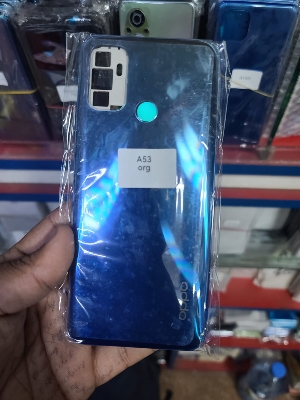 Picture of For Oppo A53 Housing Frame with Battery Cover Replacement Back Battery Cover  Glass Case - Mobile Phone - Phone