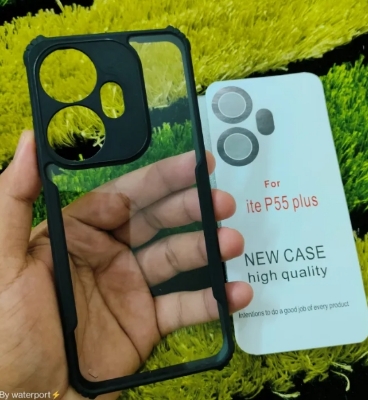 Picture of For Itel P55 Back Cover Xundd Case Edge-Reinforced Shockproof Hard Transparent Phone Cover