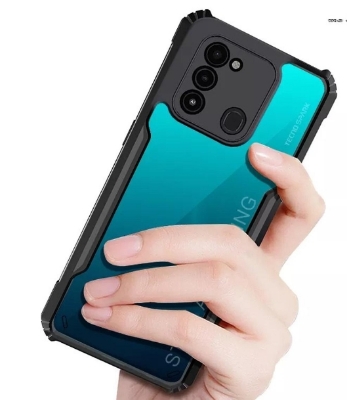 Picture of For Tecno Spark Go 2022 Back Cover Xundd Case Edge-Reinforced Shockproof Hard Transparent Phone Cover