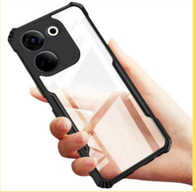 Picture of For Tecno Camon 20 Back Cover Xundd Case Edge-Reinforced Shockproof Hard Transparent Phone Cover