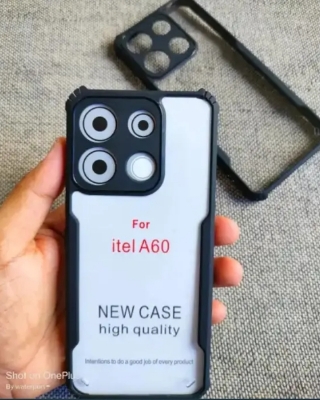Picture of For Itel A60 Back Cover Xundd Case Edge-Reinforced Shockproof Hard Transparent Phone Cover