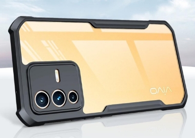 Picture of For Vivo V23 Back Cover Xundd Case Edge-Reinforced Shockproof Hard Transparent Phone Cover