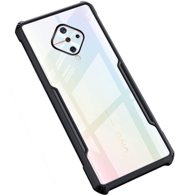 Picture of For Vivo S1 Back Cover Xundd Case Edge-Reinforced Shockproof Hard Transparent Phone Cover