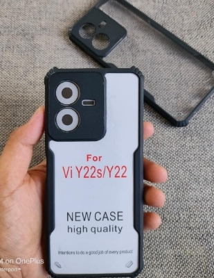 Picture of For Vivo Y22 Back Cover Xundd Case Edge-Reinforced Shockproof Hard Transparent Phone Cover