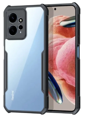 Picture of For Xiaomi Redmi Note 12 Back Cover Xundd Case Edge-Reinforced Shockproof Hard Transparent Phone Cover