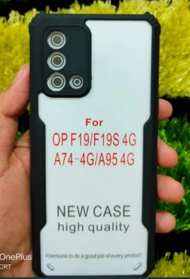 Picture of For Oppo F19 Back Cover Xundd Case Edge-Reinforced Shockproof Hard Transparent Phone Cover