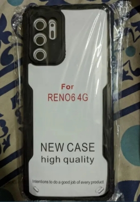 Picture of For Oppo Reno 6 4G Back Cover Xundd Case Edge-Reinforced Shockproof Hard Transparent Phone Cover