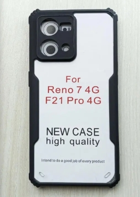 Picture of For Oppo F21 Pro 4G Back Cover Xundd Case Edge-Reinforced Shockproof Hard Transparent Phone Cover