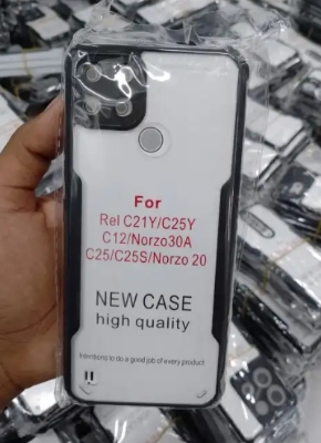 Picture of For Oppo Realme C21y Back Cover Xundd Case Edge-Reinforced Shockproof Hard Transparent Phone Cover