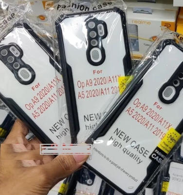 Picture of For Oppo A9 2020 Back Cover Xundd Case Edge-Reinforced Shockproof Hard Transparent Phone Cover