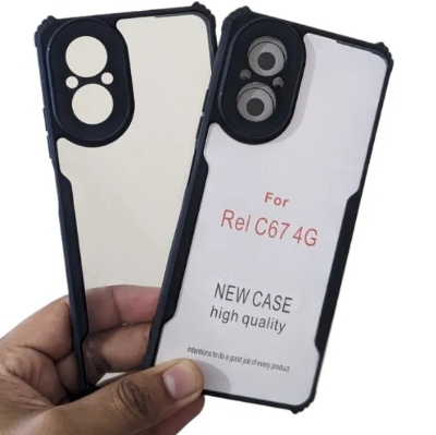 Picture of For Oppo C67 Back Cover Xundd Case Edge-Reinforced Shockproof Hard Transparent Phone Cover