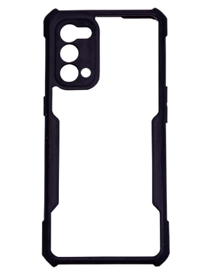 Picture of For Oppo Reno 5 Back Cover Xundd Case Edge-Reinforced Shockproof Hard Transparent Phone Cover