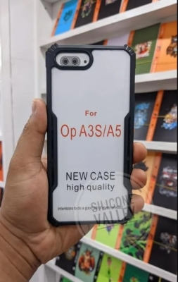 Picture of For Oppo A3s Back Cover Xundd Case Edge-Reinforced Shockproof Hard Transparent Phone Cover