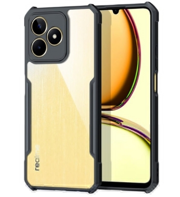 Picture of For Oppo Realme C53 Back Cover Xundd Case Edge-Reinforced Shockproof Hard Transparent Phone Cover