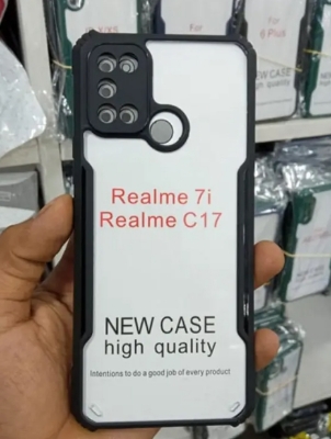 Picture of For Oppo Realme C17 Back Cover Xundd Case Edge-Reinforced Shockproof Hard Transparent Phone Cover