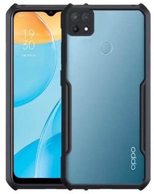 Picture of For Oppo A15 Back Cover Xundd Case Edge-Reinforced Shockproof Hard Transparent Phone Cover