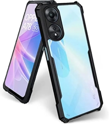 Picture of For Oppo A58 5G Back Cover Xundd Case Edge-Reinforced Shockproof Hard Transparent Phone Cover