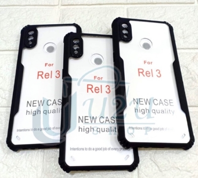 Picture of For Oppo Realme 3 Back Cover Xundd Case Edge-Reinforced Shockproof Hard Transparent Phone Cover