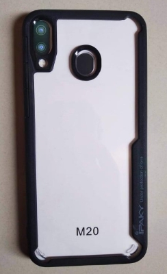 Picture of For Samsung Galaxy M20 Back Cover Xundd Case Edge-Reinforced Shockproof Hard Transparent Phone Cover