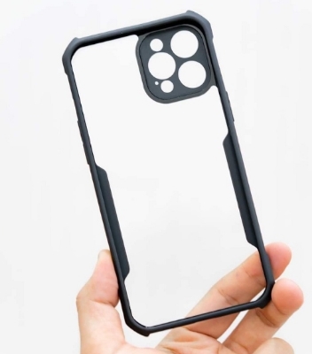 Picture of For iPhone 12 Pro Back Cover Xundd Case Edge-Reinforced Shockproof Hard Transparent Phone Cover
