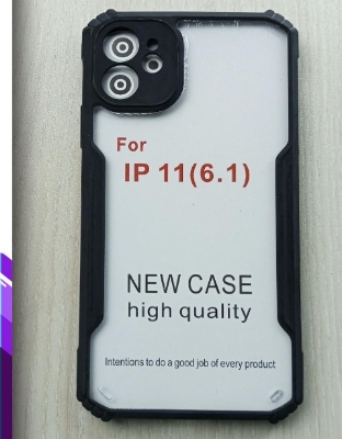 Picture of For iPhone 11 Pro Back Cover Xundd Case Edge-Reinforced Shockproof Hard Transparent Phone Cover