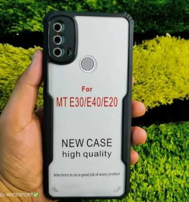 Picture of For Motorola E30 Back Cover Xundd Case Edge-Reinforced Shockproof Hard Transparent Phone Cover