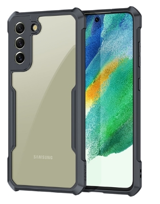 Picture of For Samsung Galaxy S21 FE Back Cover Xundd Case Edge-Reinforced Shockproof Hard Transparent Phone Cover