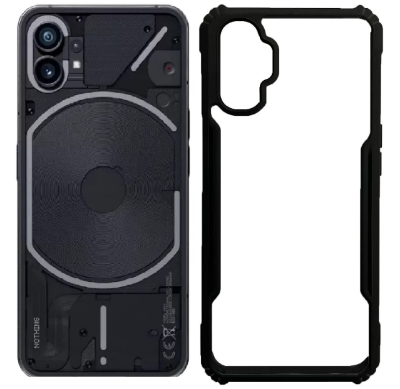 Picture of For Nothing Phone 1 Back Cover Xundd Case Edge-Reinforced Shockproof Hard Transparent Phone Cover