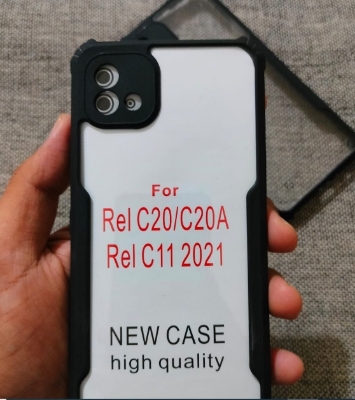Picture of For Oppo Realme C11 Back Cover Xundd Case Edge-Reinforced Shockproof Hard Transparent Phone Cover