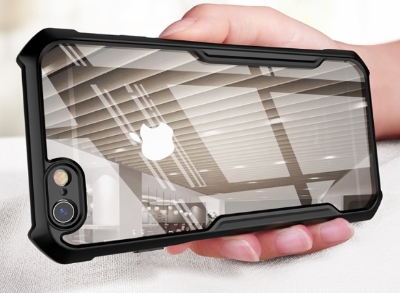 Picture of For iphone 7 Back Cover Xundd Case Edge-Reinforced Shockproof Hard Transparent Phone Cover