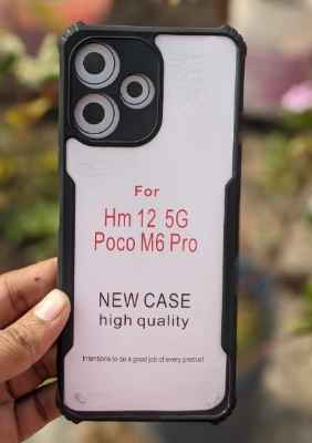 Picture of For Xiaomi Poco M6 Pro Back Cover Xundd Case Edge-Reinforced Shockproof Hard Transparent Phone Cover