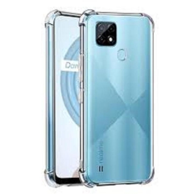 Picture of For Oppo Realme C20 C20A ultra Slim Transparent anti shock side bumper corner 4D Crystal clear camera cutting cover