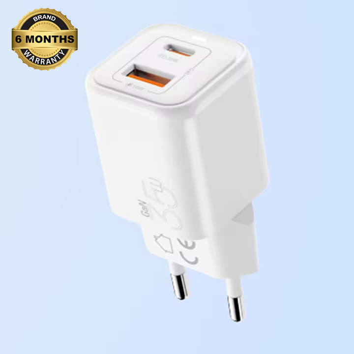 Vyvylabs GaN Fast Charger 35W A+C (EU plug) White AR Trading Official Storeonline shop bangladeshothoba.com
