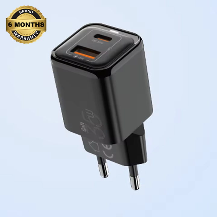 Vyvylabs GaN Fast Charger 35W A+C (EU plug) Black AR Trading Official Storeonline shop bangladeshothoba.com