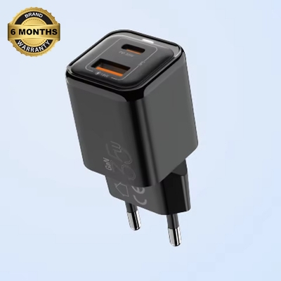 Vyvylabs GaN Fast Charger 35W A+C (EU plug) Black AR Trading Official Storeonline shop bangladeshothoba.com