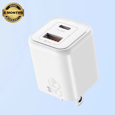 Vyvylabs GaN Fast Charger 35W A+C (US plug) White AR Trading Official Storeonline shop bangladeshothoba.com