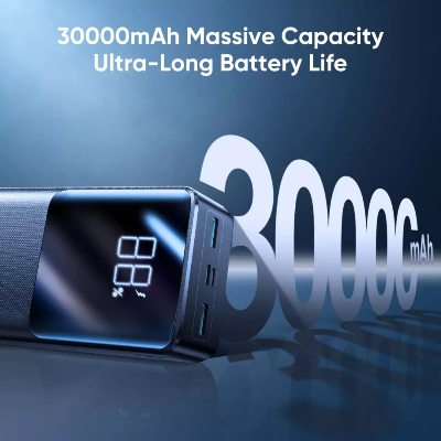 Picture of Joyroom JR-QP193 Super Fast 22.5W Power Bank 30000mAh-Black