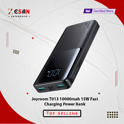 Picture of Joyroom JR-T013 Fast Charging 15W 10000mAh Power Bank Slim Light Weight With Big Digital Display