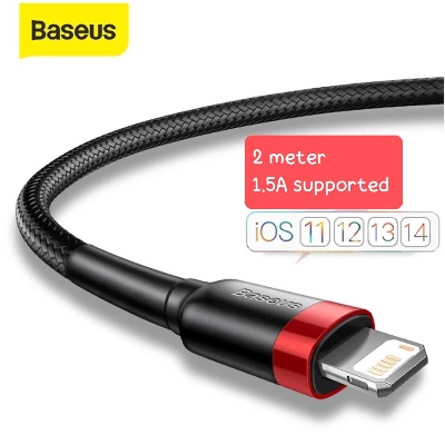 Picture of Baseus Cafule Quick Charge 2.4A USB to Lightning Cable for ip 2 meter/1 meter