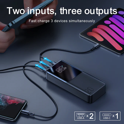 Picture of Joyroom JR-QP192 20000mAh Super Fast Charging 22.5W Power Bank-Black