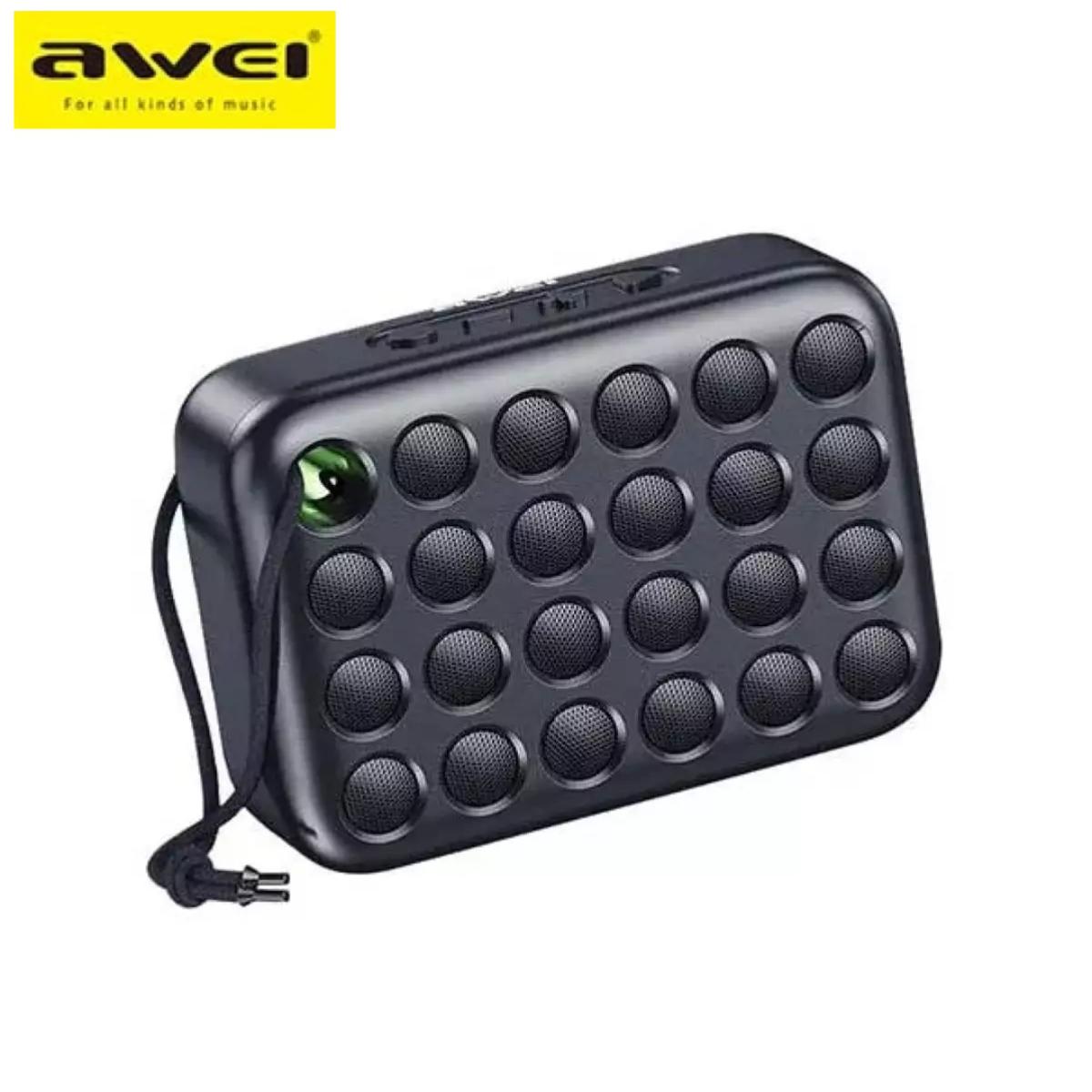 Picture of AWEI Y385 4W Promotional Outdoor Bluetooth Speakers Black