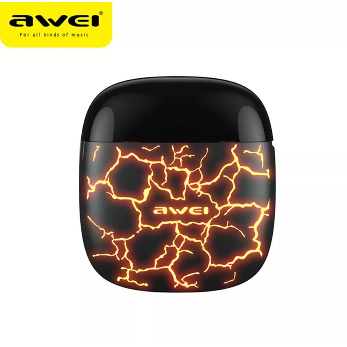 Picture of Awei T28 Pro Wireless Bluetooth Gaming Earbuds Cool LED Light Colour Change - Earbuds
